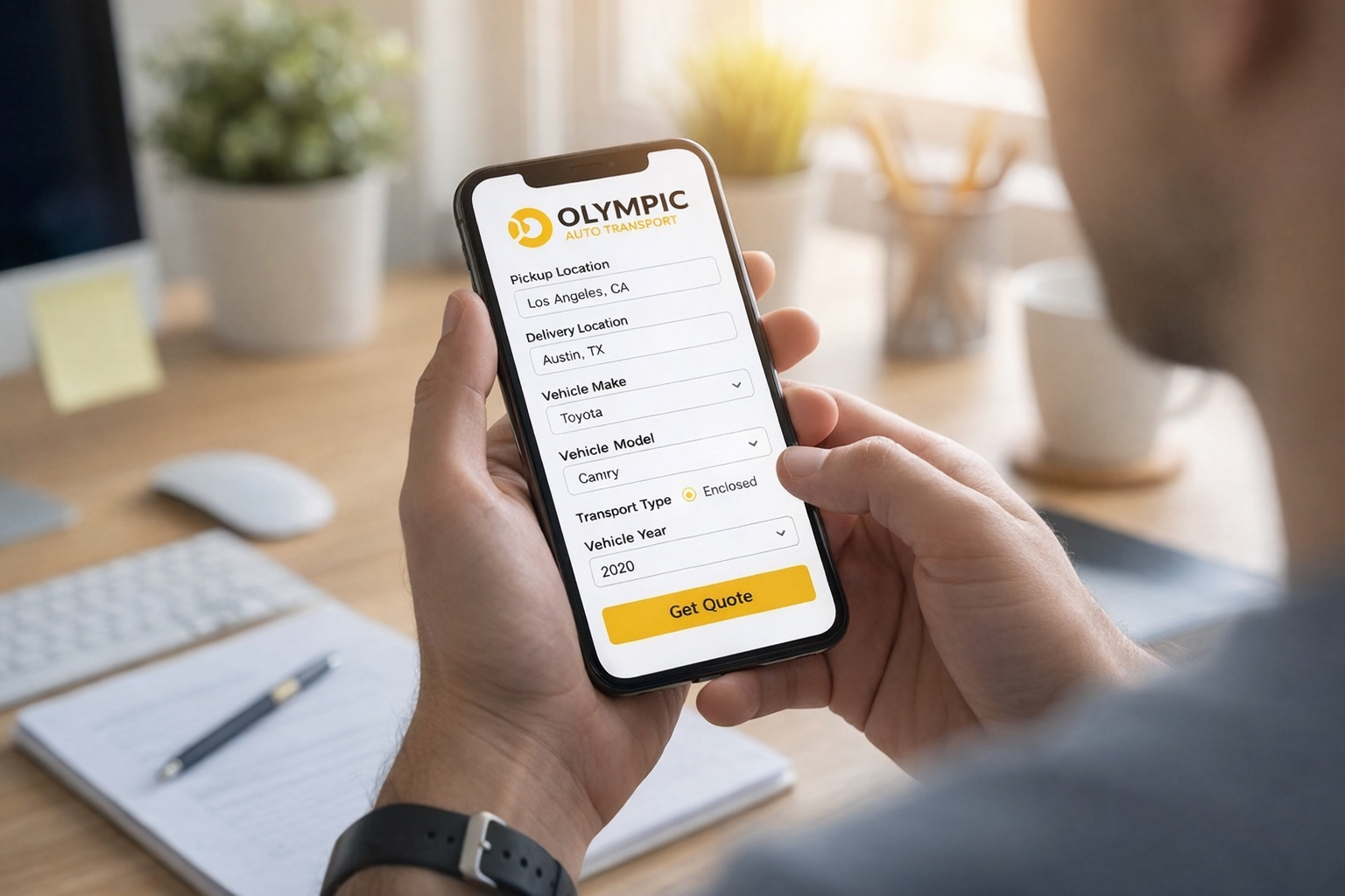 Get Your Free Quote - Step 01